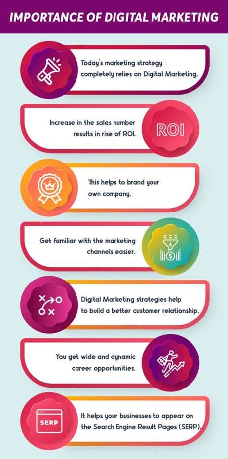 Importance of Learning Digital Marketing in 2023 infography 1