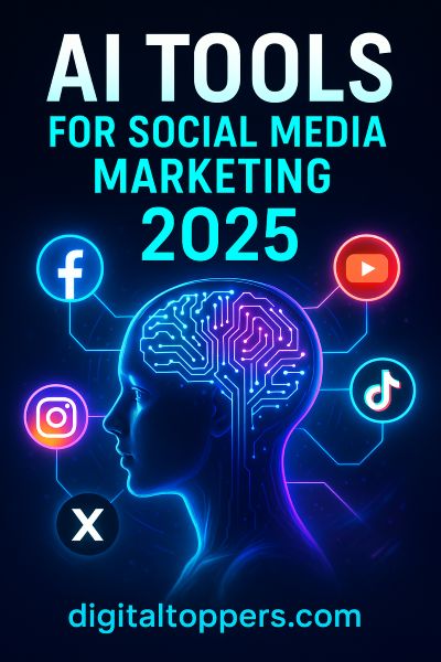 Best AI Tools for Social Media Marketing in 2025 1 AI Tools for Social Media Marketing 2025 by Digital Toppers, Trichy