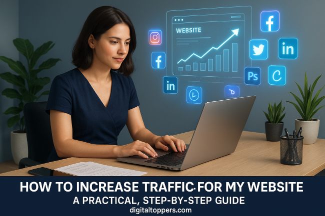 5 Ways to Increase Traffic for Your Website: A Practical, Step-by-Step Guide 2 Digital Toppers publishes a guide about how to increase website traffic