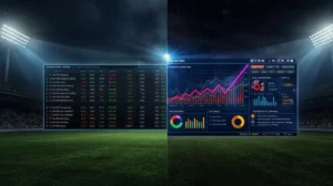 Cricket scorecard and digital marketing performance analytics dashboard