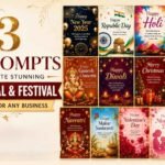 13 AI PROMPTS TO DESIGN ATTRACTIVE SEASONAL & FESTIVAL POSTERS FOR ANY BUSINESS 1 13 AI prompts for seasonal and festival poster designs for businesses